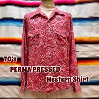 70’s PERMA PRESSED パンダ柄 ウエスタンシャツ | Vintage.City ヴィンテージ 古着