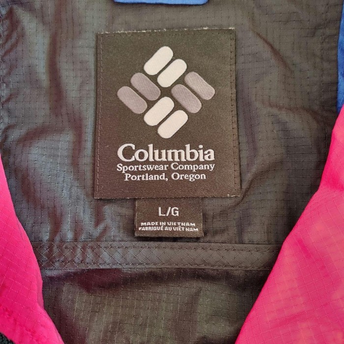 コロンビア　columbia プルオーバー　ナイロンジャケット　L | Vintage.City 古着屋、古着コーデ情報を発信