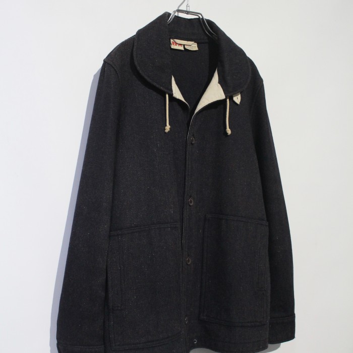 1980s wool and linen coverall | Vintage.City 古着屋、古着コーデ情報を発信