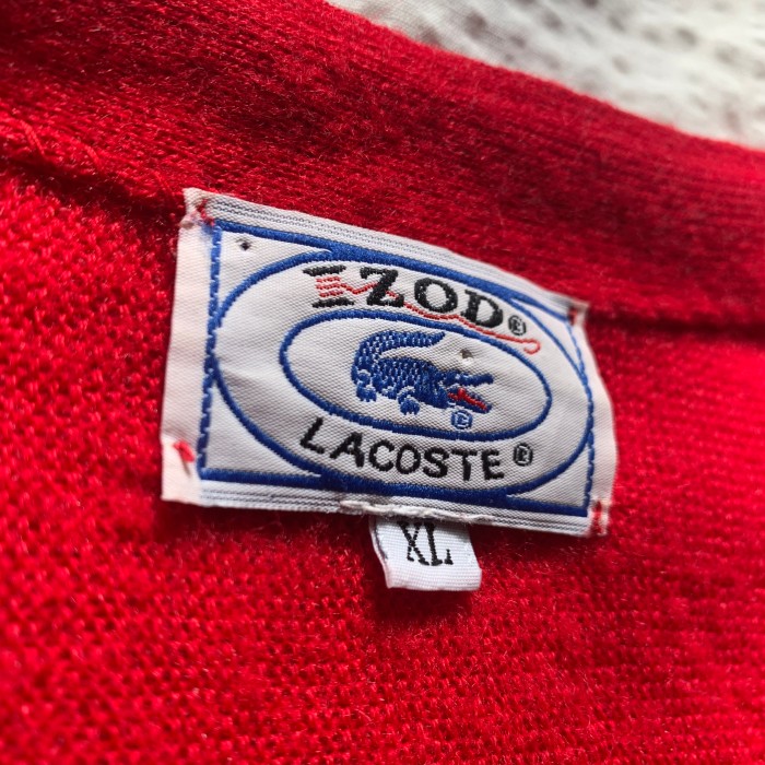 IZOD LACOSTE knit cardigan | Vintage.City 古着屋、古着コーデ情報を発信