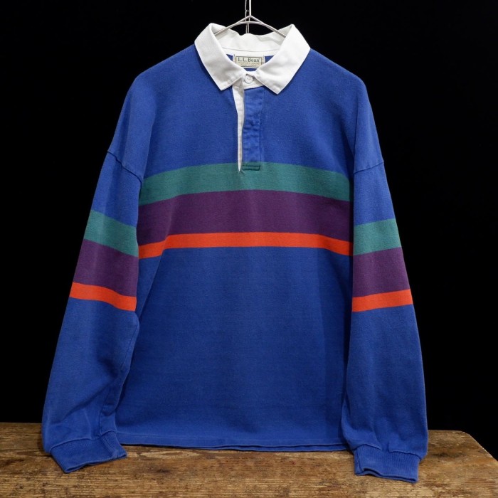 "L.L.Bean" L/S polo shirt . Made in USA | Vintage.City 古着屋、古着コーデ情報を発信