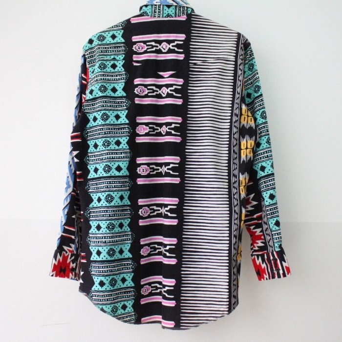 90s Wrangler crazy pattern l/s shirt | Vintage.City 古着屋、古着コーデ情報を発信
