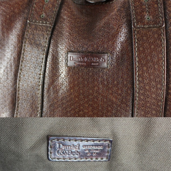 Daniel&Bob LEATHER BOSTON BAG HAND MADE IN ITALY/ダニエル&ボブレザーボストンバッグ | Vintage.City 古着屋、古着コーデ情報を発信