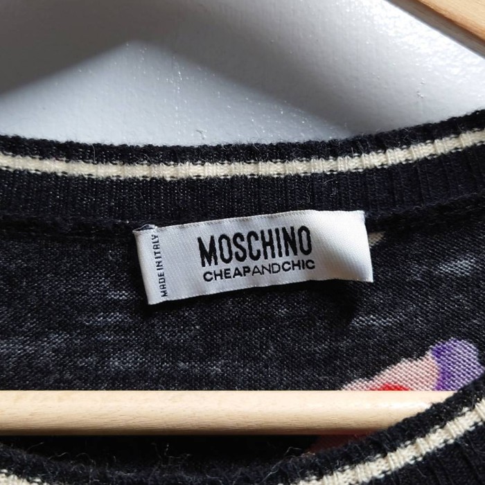 MOSCHINO CHEAP AND CHIC イタリア製 半袖 ニットセーター | Vintage.City 古着屋、古着コーデ情報を発信