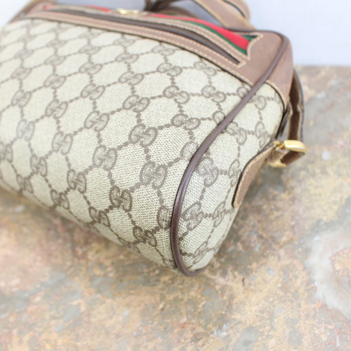 OLD GUCCI GG PATTERNED SHERRY LINE SHOULDER BAG MADE IN ITALY/オールドグッチGG柄シェリーラインショルダーバッグ | Vintage.City 빈티지숍, 빈티지 코디 정보