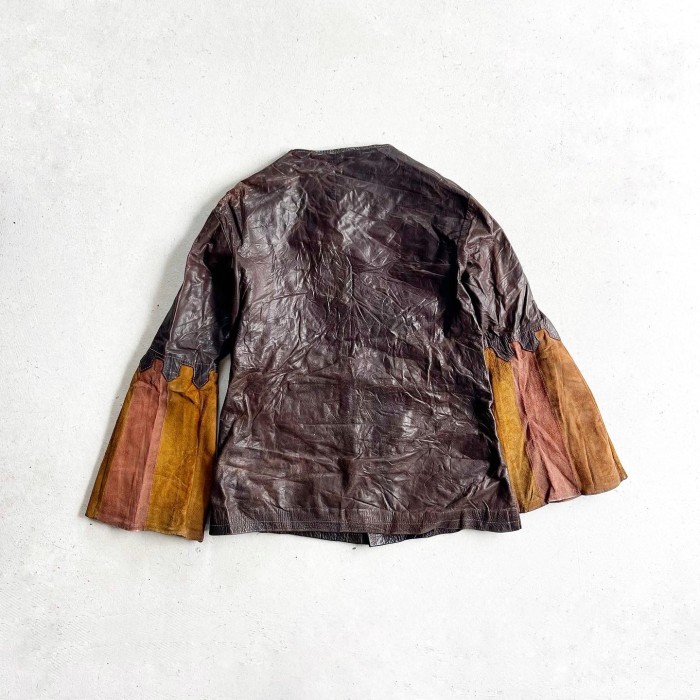 1970s  EAST WEST MUSICAL INSTRUMENTS Leather Jacket | Vintage.City Vintage Shops, Vintage Fashion Trends