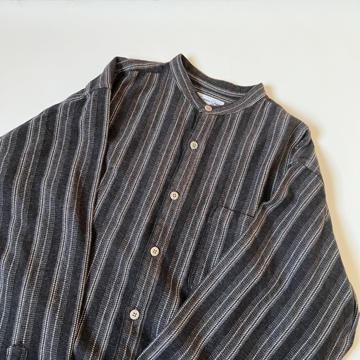 pierre cardin ピエールカルダン　バンドカラーシャツ　 | Vintage.City 빈티지숍, 빈티지 코디 정보