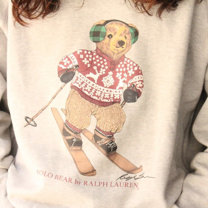 90s Ralph Lauren POLO BEAR Big Logo Sweat Shirt | Vintage.City 빈티지숍, 빈티지 코디 정보