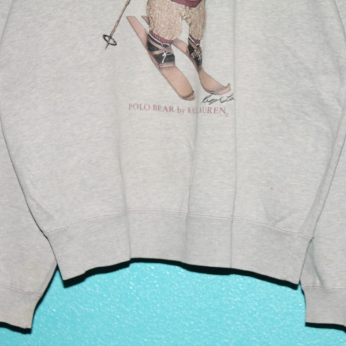 90s Ralph Lauren POLO BEAR Big Logo Sweat Shirt | Vintage.City Vintage Shops, Vintage Fashion Trends