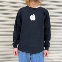 『送料無料』Apple アップル 企業ロゴロンT テック系 ブラック L | Vintage.City ヴィンテージ 古着