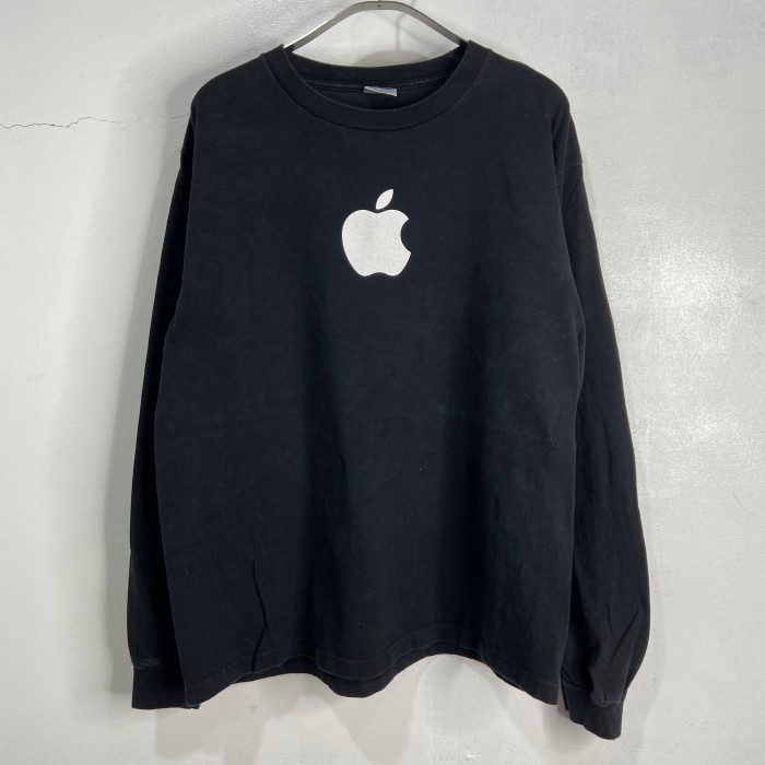 『送料無料』Apple アップル 企業ロゴロンT テック系 ブラック L | Vintage.City 빈티지숍, 빈티지 코디 정보