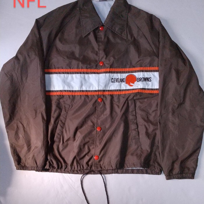 90s クリーブランドブラウンズ NFL ナイロンジャケット ブラウン 古着 | Vintage.City 빈티지숍, 빈티지 코디 정보