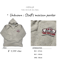 ・Unknown : Wonderland staff's mexican parker | Vintage.City 古着屋、古着コーデ情報を発信