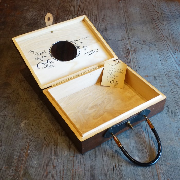60s Enid Collins bird × flower wood box bag | Vintage.City 빈티지숍, 빈티지 코디 정보