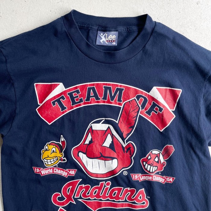 1990s MLB Cleveland Indians Tee Lee MADE IN USA 【L】 | Vintage.City 古着屋、古着コーデ情報を発信