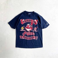 1990s MLB Cleveland Indians Tee Lee MADE IN USA 【L】 | Vintage.City 빈티지숍, 빈티지 코디 정보