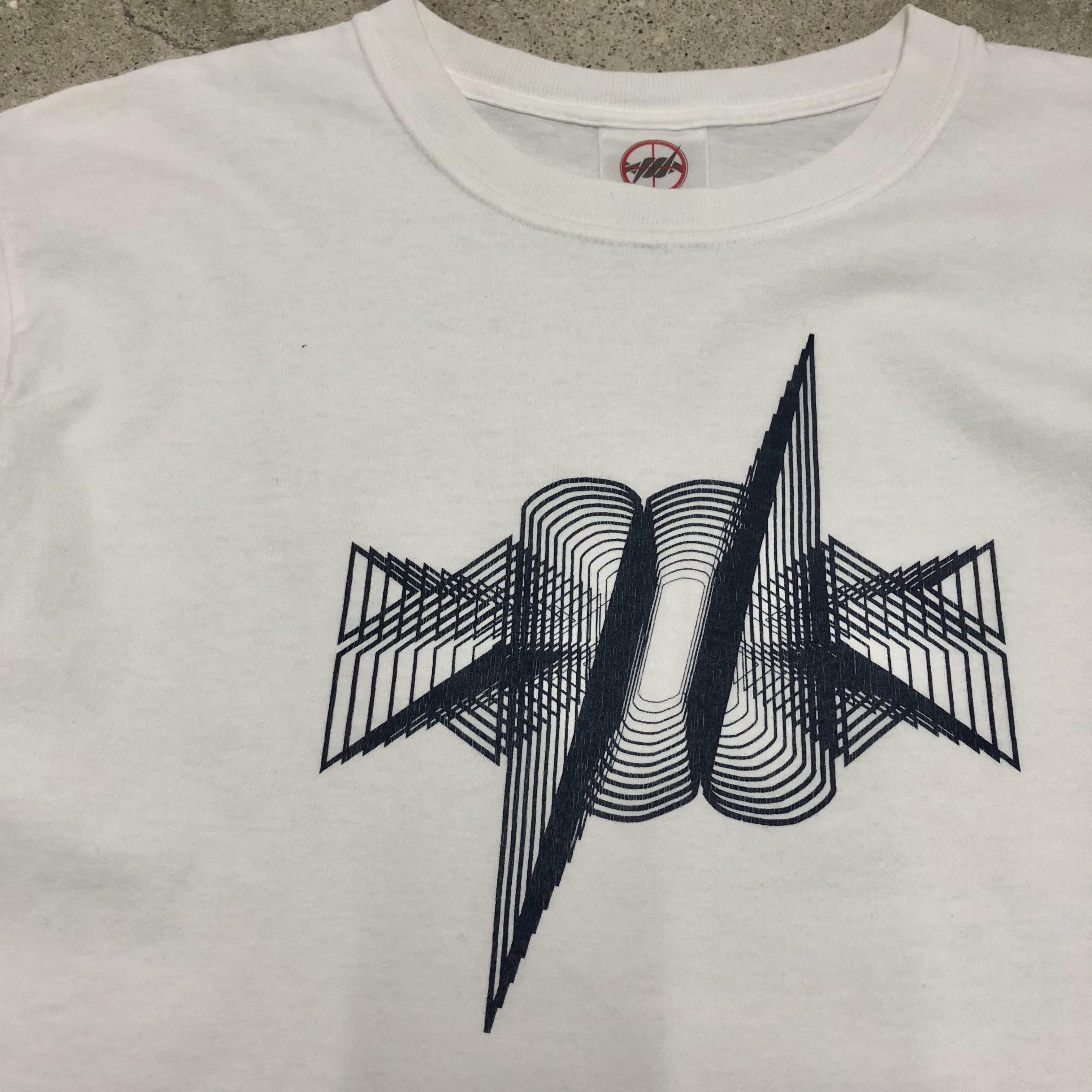 RECON/Logo print tee/M/ロゴプリント/Tシャツ/有刺鉄線/ホワイト 