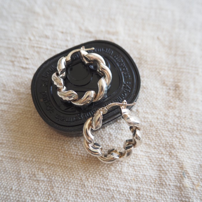 AMERICA Vintage 925 silver pierced earrings | Vintage.City 빈티지숍, 빈티지 코디 정보