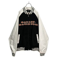 HARLEY-DAVIDSON 90s bi-color embroidered jacket | Vintage.City 古着屋、古着コーデ情報を発信