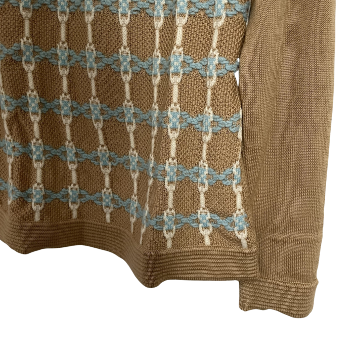 Courreges Logo Designed Knit Beige | Vintage.City Vintage Shops, Vintage Fashion Trends