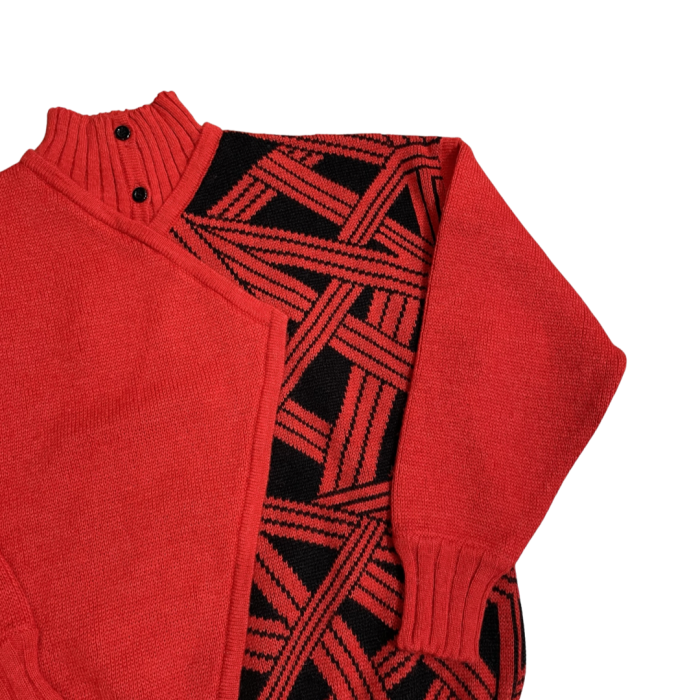 Courreges Rare Designed Knit Red | Vintage.City Vintage Shops, Vintage Fashion Trends
