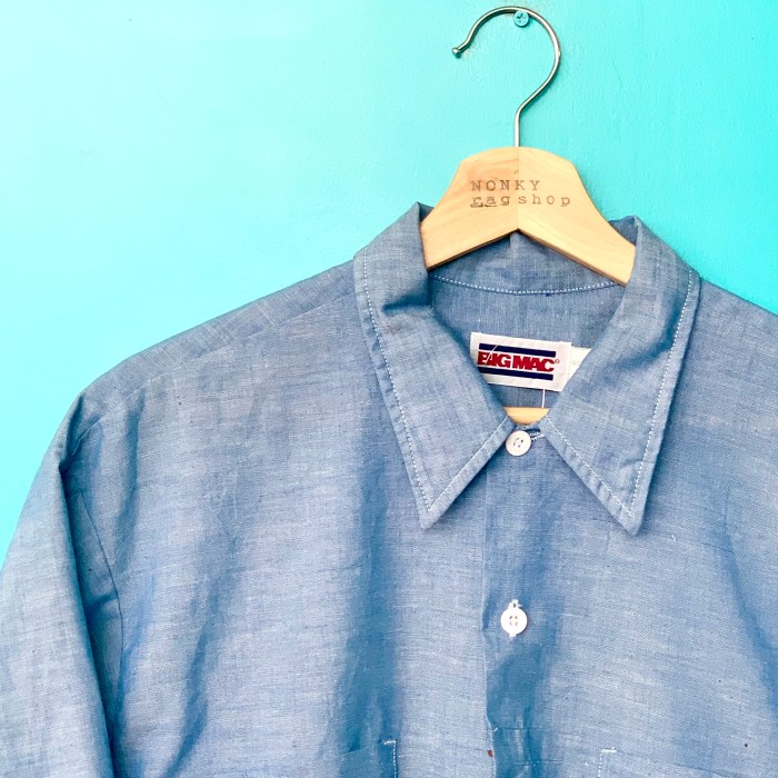 80’s BIGMAC シャンブレーシャツ | Vintage.City 빈티지숍, 빈티지 코디 정보