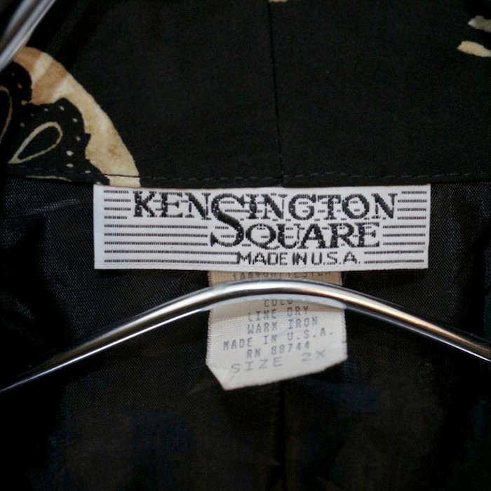 【"90's KENSINGTON SQUARE" artistic pattern 2X oversized tailored jacket 】 | Vintage.City 古着屋、古着コーデ情報を発信