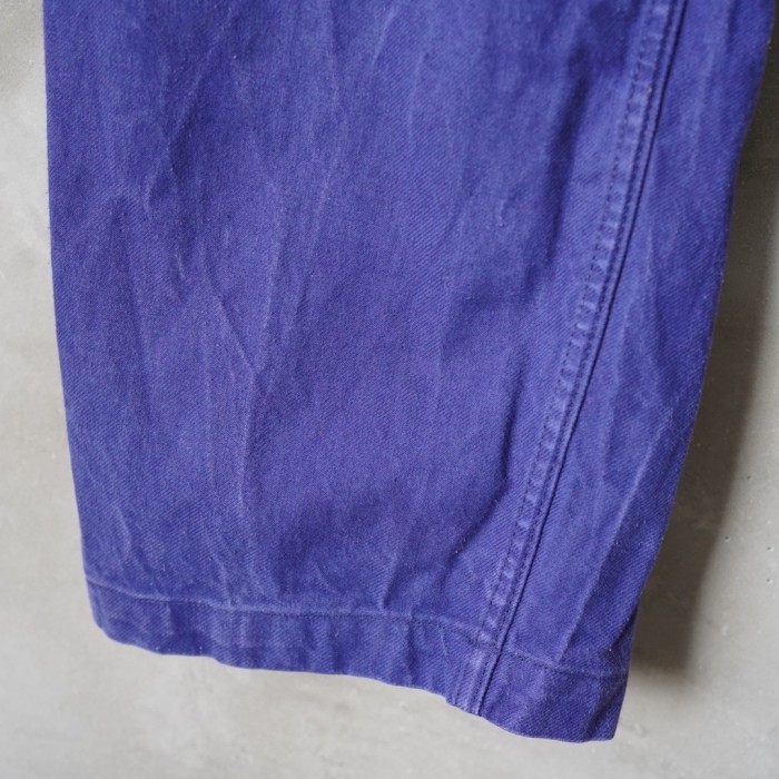 Kidur / France Blue Twill Work Pt / フレンチ ブルー ツイル ワークパンツ | Vintage.City 古着屋、古着コーデ情報を発信
