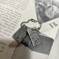 Gucci Plate Key Chain Silver | Vintage.City 古着屋、古着コーデ情報を発信