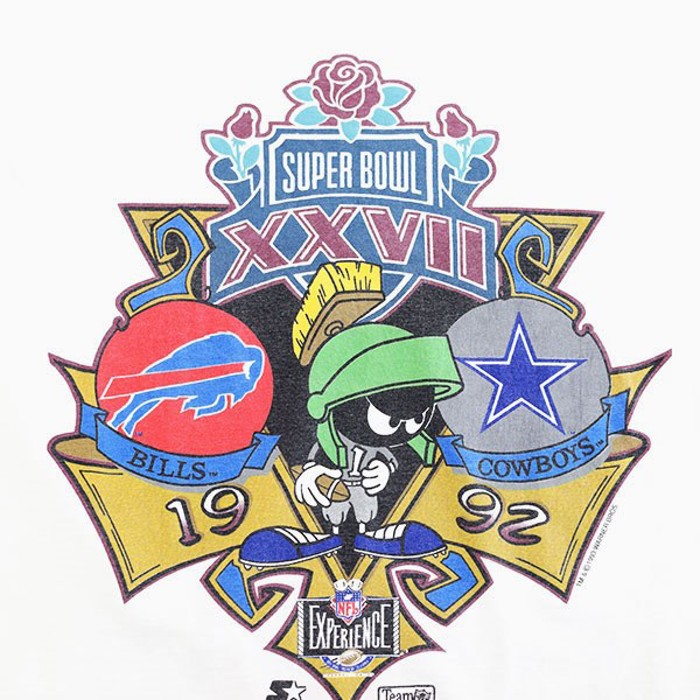 90s USA giant NFL SUPER BOWL × LOONEY TUNES Graphic T-Shirt Size L | Vintage.City 古着屋、古着コーデ情報を発信