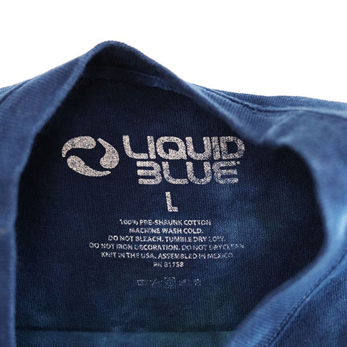 00s LIQUID BLUE Pink Floyd The Wall Tyedye Rock T-Shirt Size L | Vintage.City 古着屋、古着コーデ情報を発信