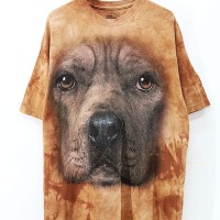 00s THE MOUNTAIN Dog Animal Graphic Tyedye T-Shirt Size L | Vintage.City 古着屋、古着コーデ情報を発信