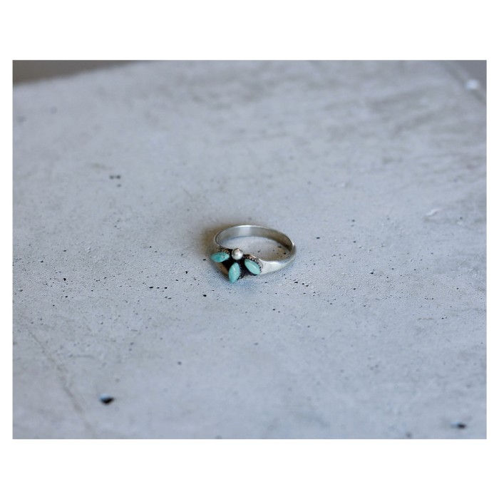 Vintage Turquoise Design Ring | Vintage.City 빈티지숍, 빈티지 코디 정보