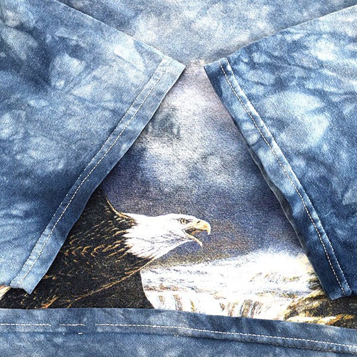 00s GILDAN Eagle Animal Graphic Tyedye T-Shirt Size M | Vintage.City 古着屋、古着コーデ情報を発信