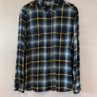 H&M チェックシャツ 紺×黄 Mサイズ | Vintage.City 古着屋、古着コーデ情報を発信