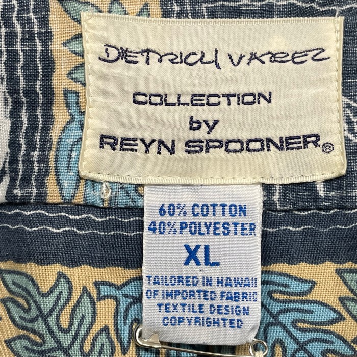 90's ハワイ製 レインスプーナー reyn spooner DIETRICH VAREZ COLLECTIOIN 半袖 アロハシャツ プルオーバー サーフィン XL [ta-0386] | Vintage.City 古着屋、古着コーデ情報を発信