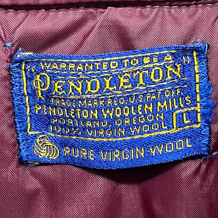 60's 米国製 MADE IN USA ペンドルトン Pendleton BD ウールシャツ 半袖リメイク グラデーション オンブレチェック サイズL [e4-0007] | Vintage.City 빈티지숍, 빈티지 코디 정보