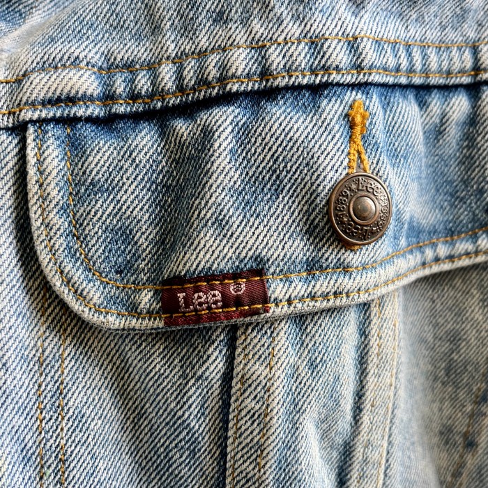 Lee 胸元刺繍　デニムジャケット　ジージャン　　　mjｰ102 | Vintage.City 빈티지숍, 빈티지 코디 정보
