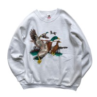 80’s FRUIT OF THE LOOM Duck Print Sweat | Vintage.City ヴィンテージ 古着