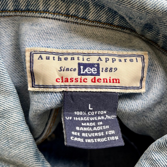 Lee 胸元刺繍　デニムジャケット　ジージャン　　　mjｰ102 | Vintage.City 빈티지숍, 빈티지 코디 정보
