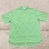 Colombia/ PFG shirt/ フィッシングシャツ/ 緑/ グリーン/ アウトドア/ | Vintage.City 빈티지숍, 빈티지 코디 정보