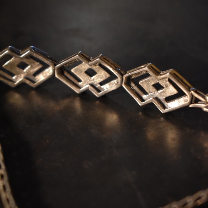 Vintage silver × marcasite bracelet | Vintage.City 古着屋、古着コーデ情報を発信