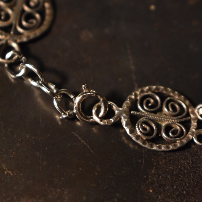 Euro vintage silver × rose gold bracele | Vintage.City 빈티지숍, 빈티지 코디 정보