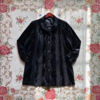 vintage velour coat jacket | Vintage.City 古着屋、古着コーデ情報を発信