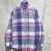 90s " polo ralph lauren " india madras cotton BD shirts | Vintage.City 古着屋、古着コーデ情報を発信