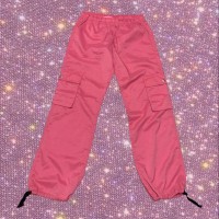 Y2K  Club Kids Vibes  "GESTS"    parachute cargo pants | Vintage.City ヴィンテージ 古着