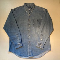 90s Ralph Lauren B/D denim shirt  「CLASSIC FIT」 | Vintage.City 古着屋、古着コーデ情報を発信