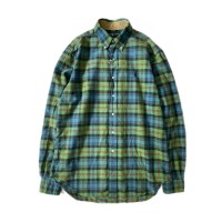 【Ralph Lauren】Blue Green Check Shirt 古着 チェック シャツ ラルフローレン | Vintage.City 빈티지숍, 빈티지 코디 정보