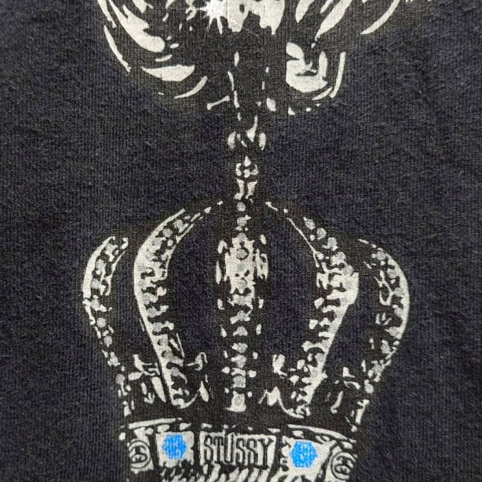STUSSY グラフィック プリント Tシャツ ブラック M ストック ロゴ | Vintage.City 빈티지숍, 빈티지 코디 정보