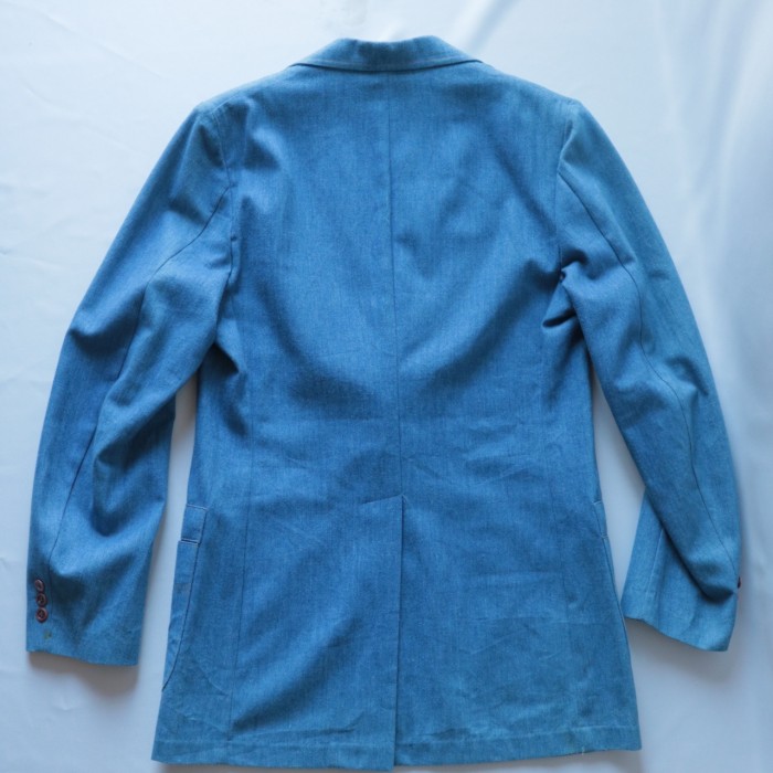 Vintage 70s blue tailored jacket | Vintage.City 빈티지숍, 빈티지 코디 정보